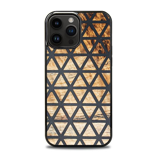 iPhone 15 Pro Max Handyhülle aus Harz und Holz - Synergy#F29