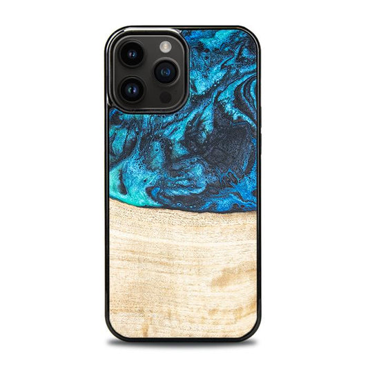 iPhone 15 Pro Max Handyhülle aus Harz und Holz - Synergy#F3