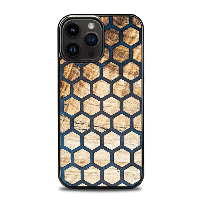 iPhone 15 Pro Max Handyhülle aus Harz und Holz - Synergy#F36