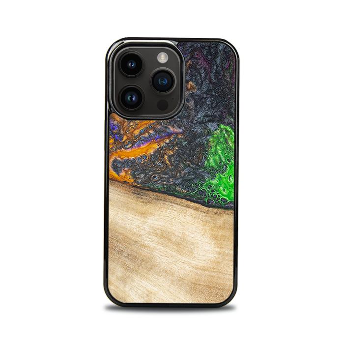iPhone 15 Pro Handyhülle aus Harz und Holz - Synergy#F15