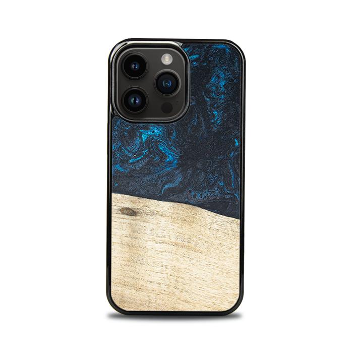 iPhone 15 Pro Handyhülle aus Harz und Holz - Synergy#F17