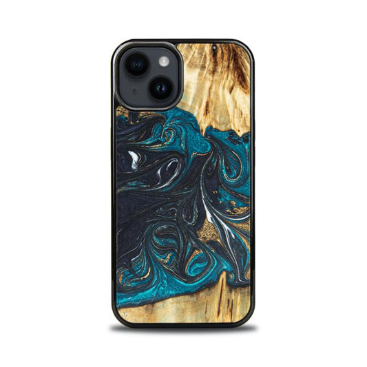 iPhone 15 Handyhülle aus Harz und Holz - SYNERGY#E1