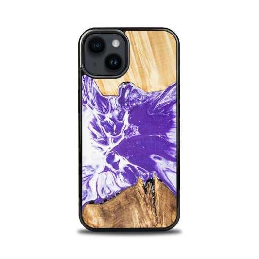 iPhone 15 Handyhülle aus Harz und Holz - Synergy#A78