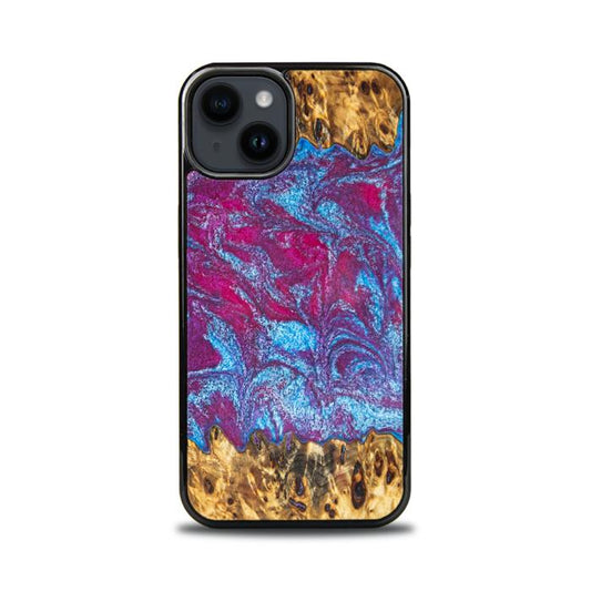 iPhone 15 Resin & Wood Phone Case - Synergy#E15