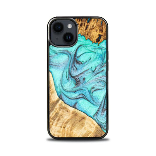 iPhone 15 Resin & Wood Phone Case - Synergy#E16