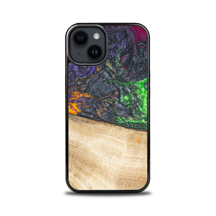 iPhone 15 Handyhülle aus Harz und Holz - Synergy#F10