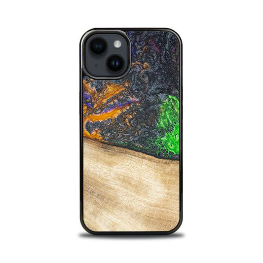 iPhone 15 Handyhülle aus Harz und Holz - Synergy#F15