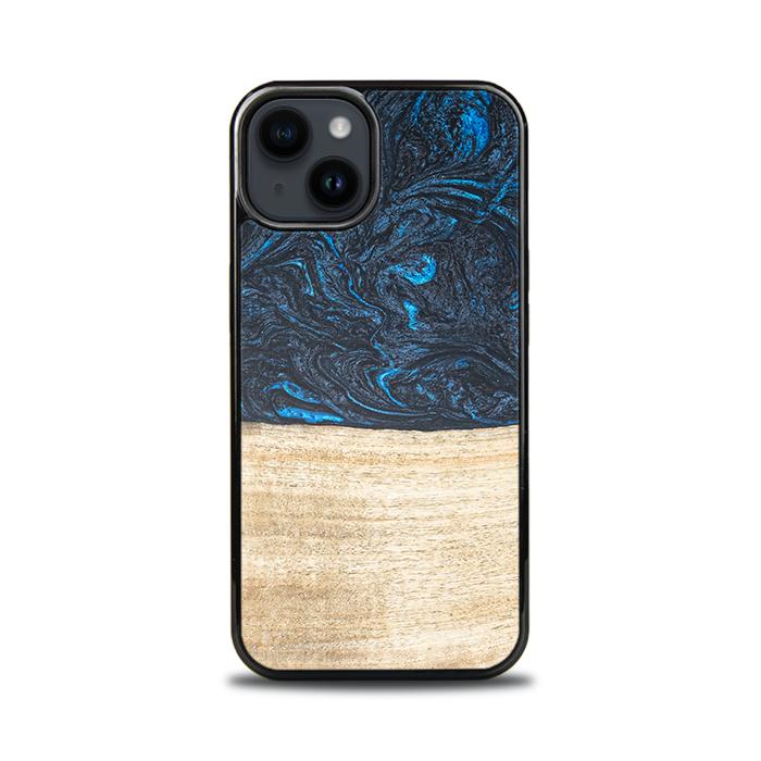 iPhone 15 Handyhülle aus Harz und Holz - Synergy#F19