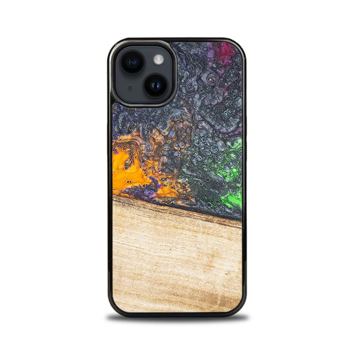 iPhone 15 Handyhülle aus Harz und Holz - Synergy#F20