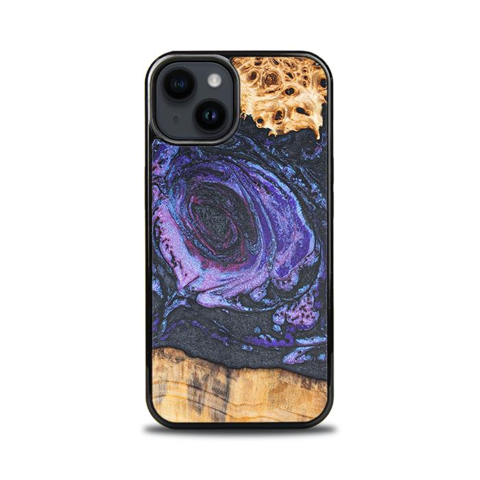 iPhone 15 Handyhülle aus Harz und Holz - Synergy#F24