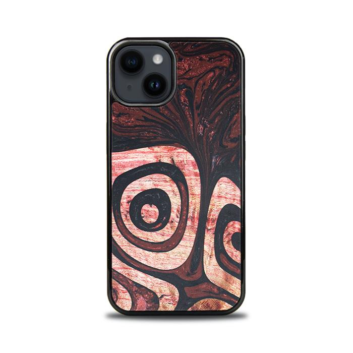iPhone 15 Handyhülle aus Harz und Holz - Synergy#F32