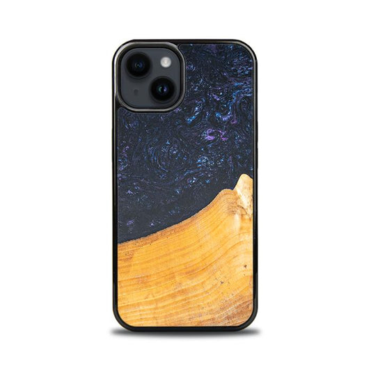 iPhone 15 Handyhülle aus Harz und Holz - Synergy#F37