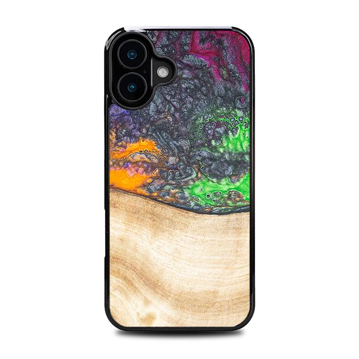 iPhone 16 Plus Handyhülle aus Harz und Holz - Synergy#F1