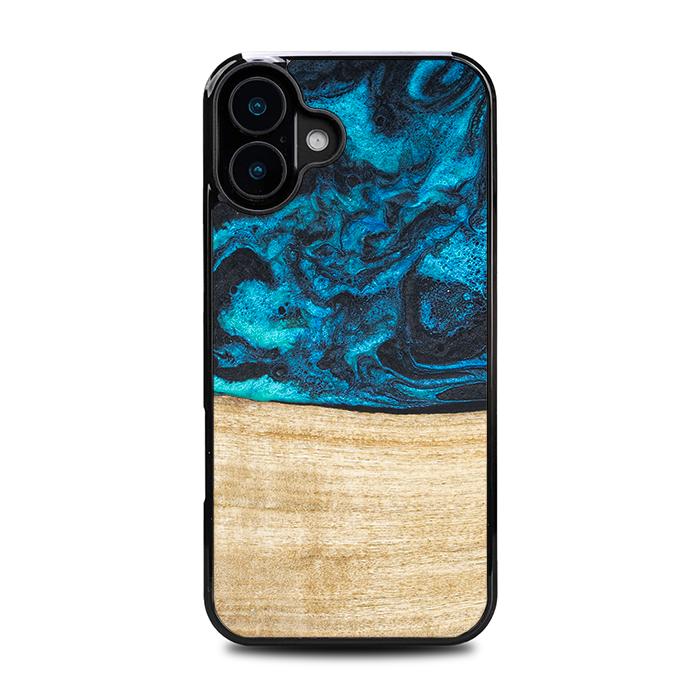 iPhone 16 Plus Handyhülle aus Harz und Holz - Synergy#F11
