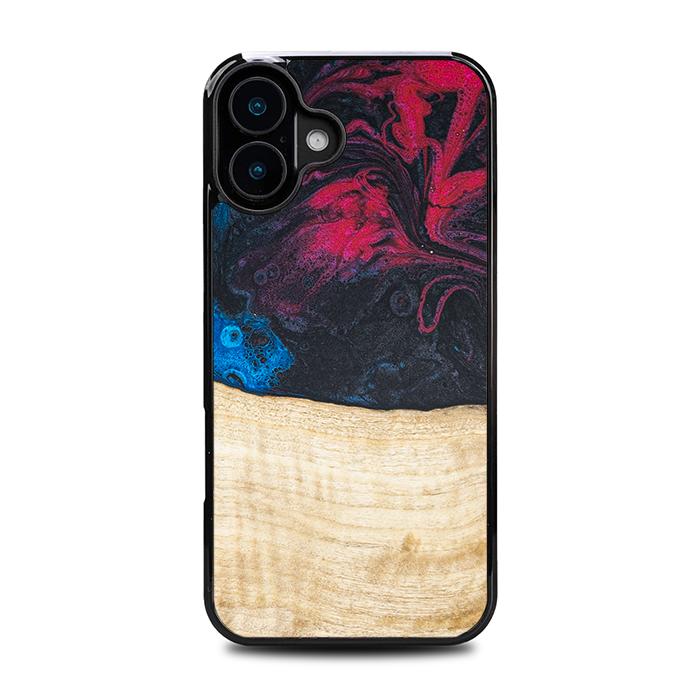 iPhone 16 Plus Handyhülle aus Harz und Holz - Synergy#F14