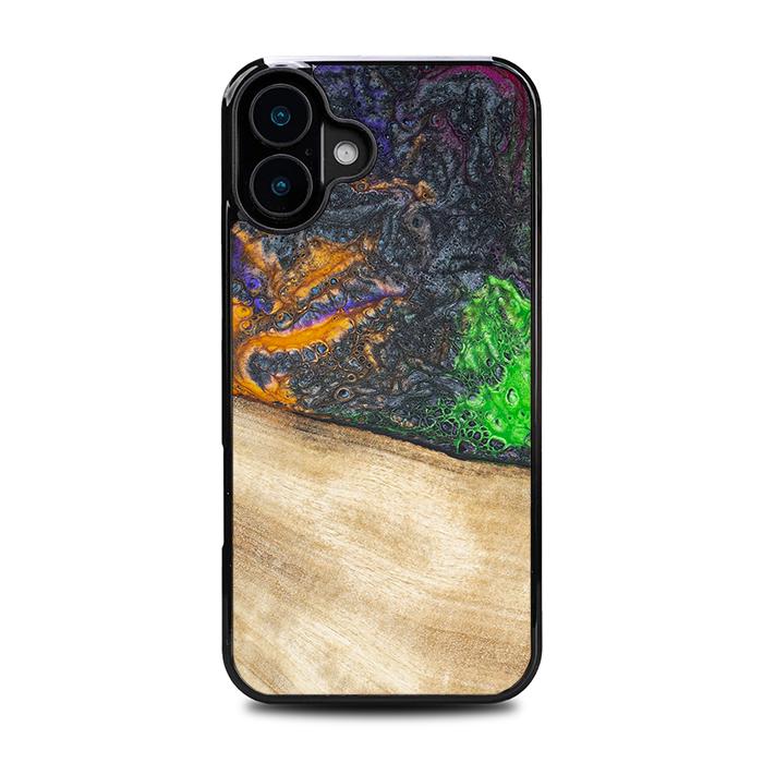 iPhone 16 Plus Handyhülle aus Harz und Holz - Synergy#F15