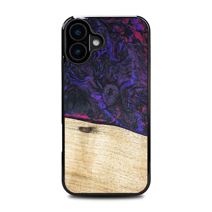 iPhone 16 Plus Handyhülle aus Harz und Holz - Synergy#F18