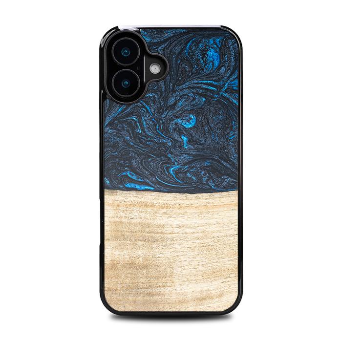 iPhone 16 Plus Handyhülle aus Harz und Holz - Synergy#F19