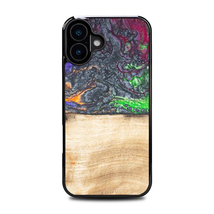 iPhone 16 Plus Handyhülle aus Harz und Holz - Synergy#F2