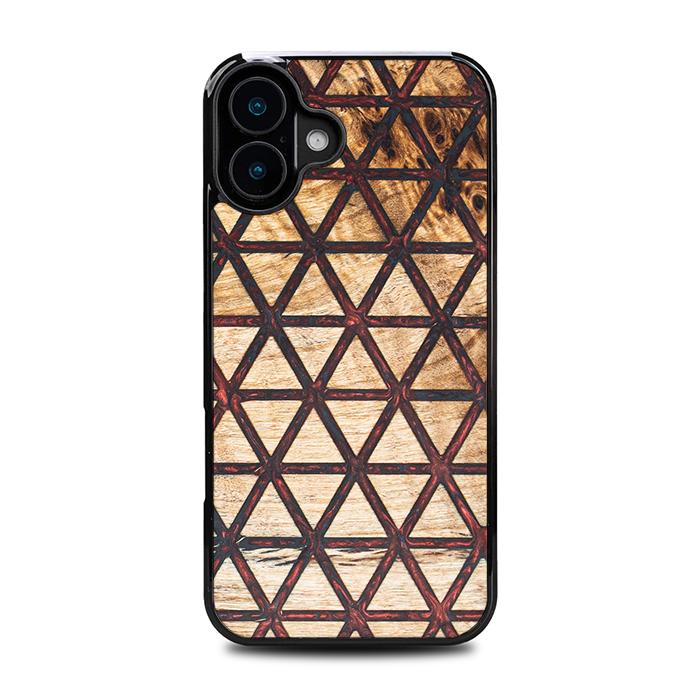 iPhone 16 Plus Handyhülle aus Harz und Holz - Synergy#F22
