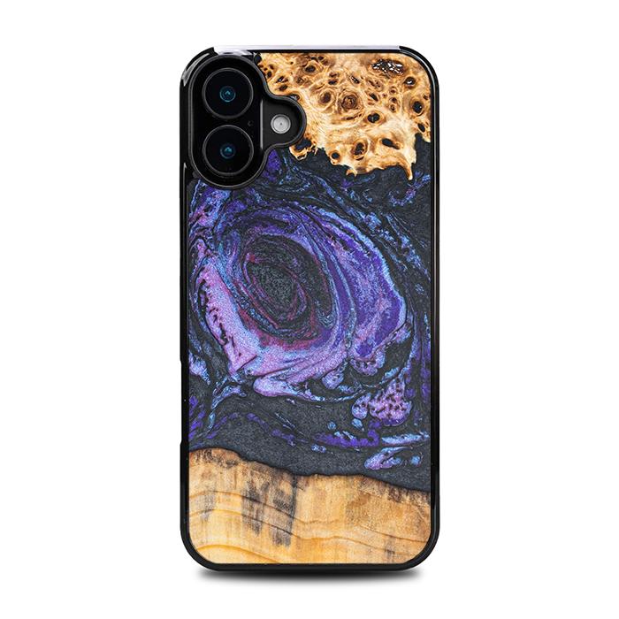 iPhone 16 Plus Handyhülle aus Harz und Holz - Synergy#F24