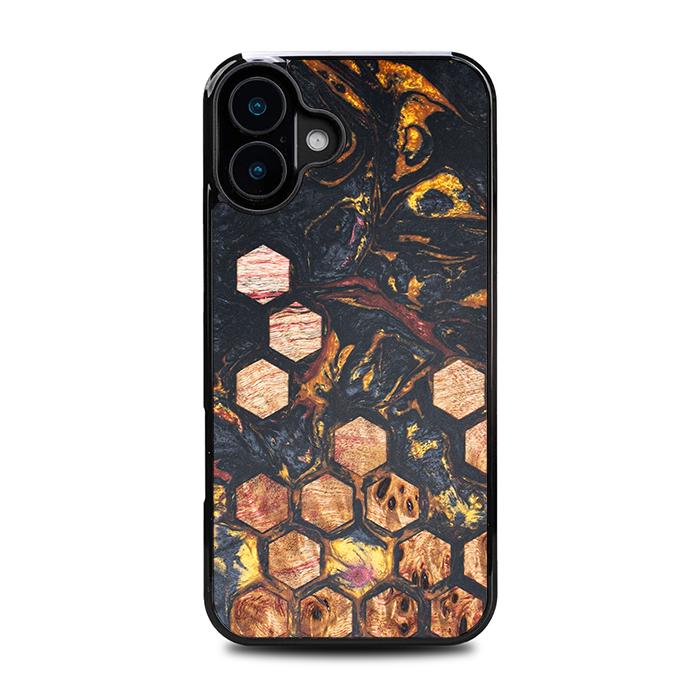iPhone 16 Plus Handyhülle aus Harz und Holz - Synergy#F26