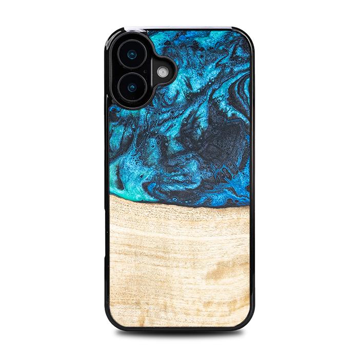 iPhone 16 Plus Handyhülle aus Harz und Holz - Synergy#F3