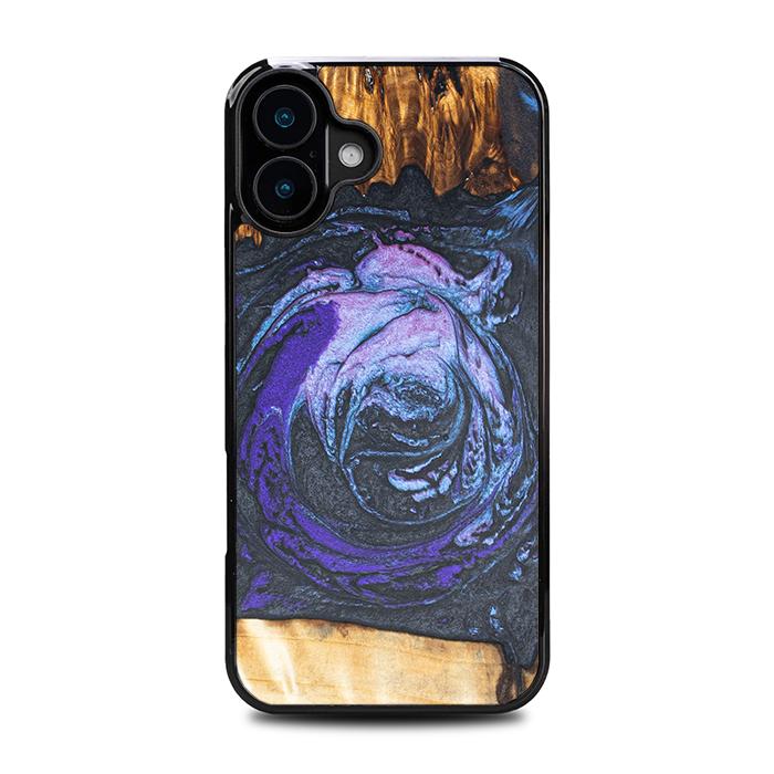 iPhone 16 Plus Handyhülle aus Harz und Holz - Synergy#F34
