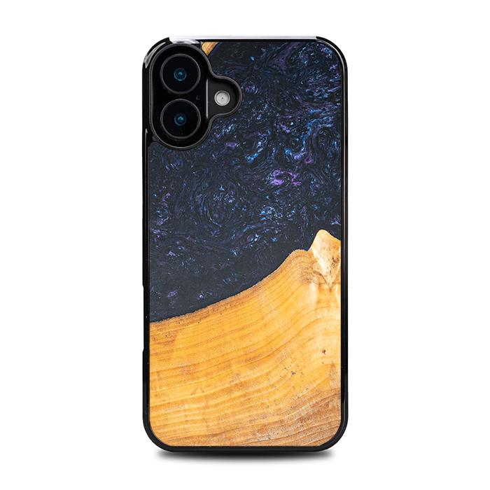 iPhone 16 Plus Handyhülle aus Harz und Holz - Synergy#F37