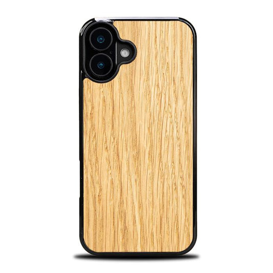 iPhone 16 Plus Handyhülle aus Holz - Eiche