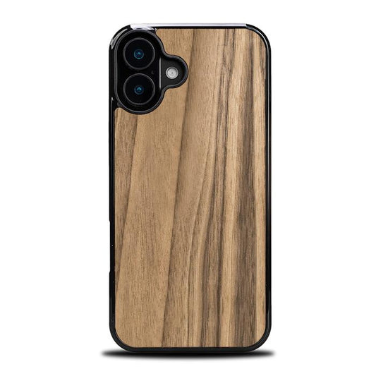 iPhone 16 Plus Handyhülle aus Holz - Nussbaum