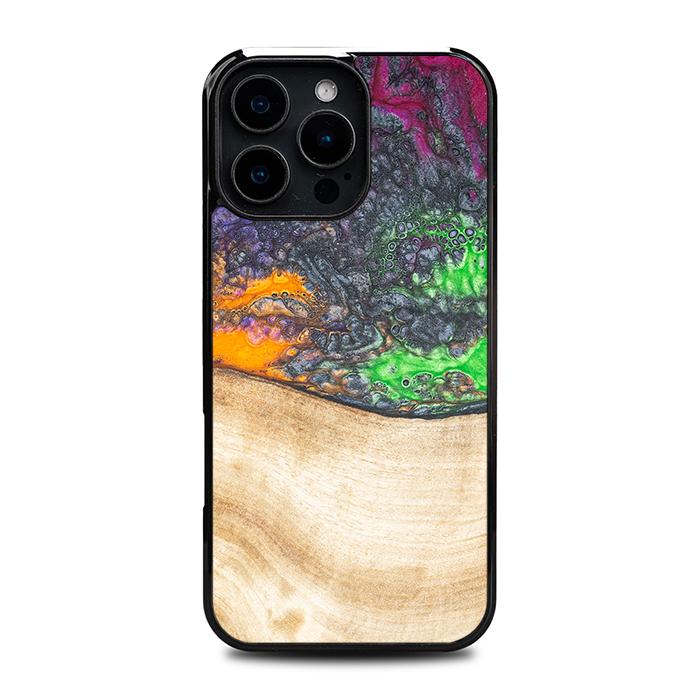 iPhone 16 Pro Max Handyhülle aus Harz und Holz - Synergy#F1