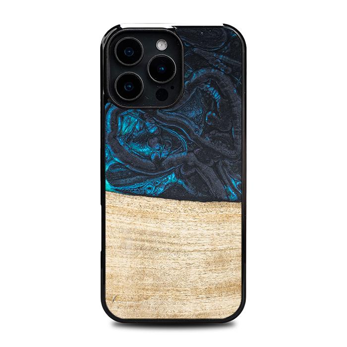 iPhone 16 Pro Max Handyhülle aus Harz und Holz - Synergy#F13