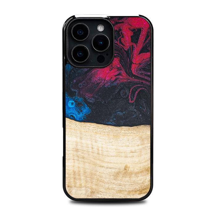 iPhone 16 Pro Max Handyhülle aus Harz und Holz - Synergy#F14