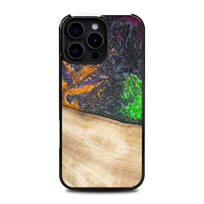 iPhone 16 Pro Max Handyhülle aus Harz und Holz - Synergy#F15