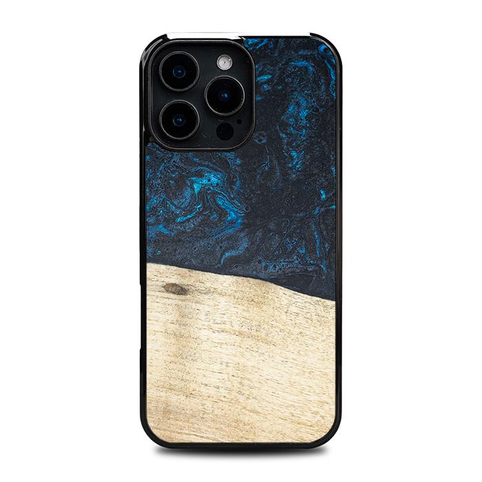 iPhone 16 Pro Max Handyhülle aus Harz und Holz - Synergy#F17