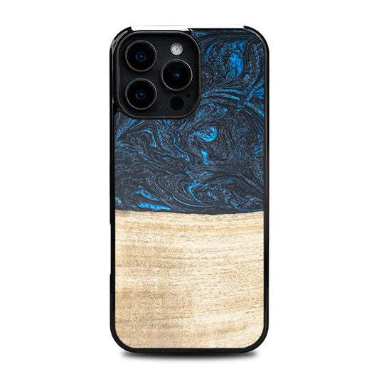 iPhone 16 Pro Max Handyhülle aus Harz und Holz - Synergy#F19