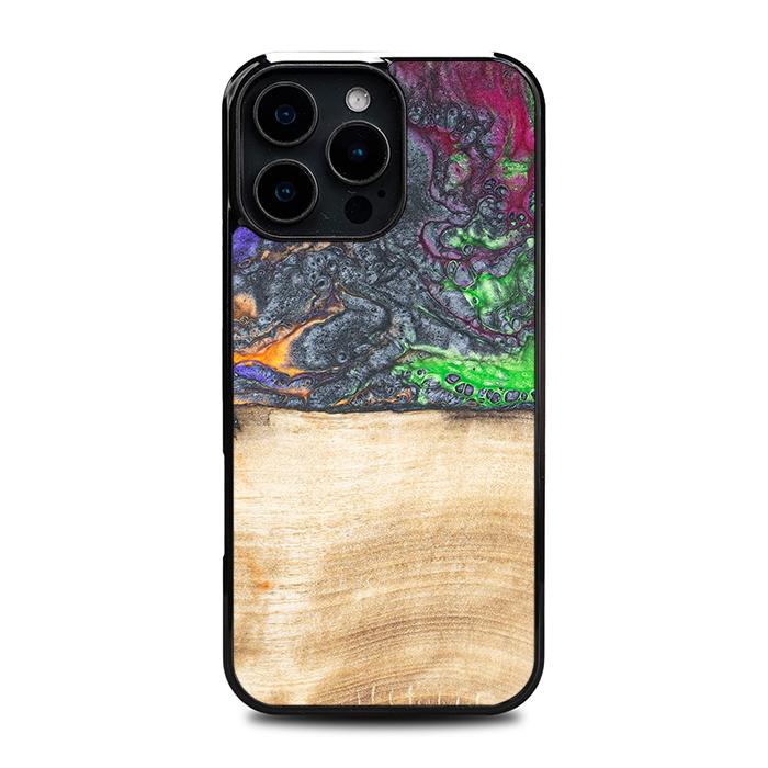 iPhone 16 Pro Max Handyhülle aus Harz und Holz - Synergy#F2