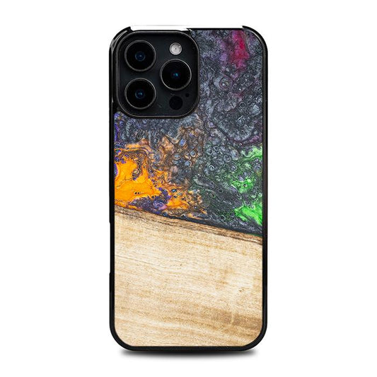 iPhone 16 Pro Max Handyhülle aus Harz und Holz - Synergy#F20