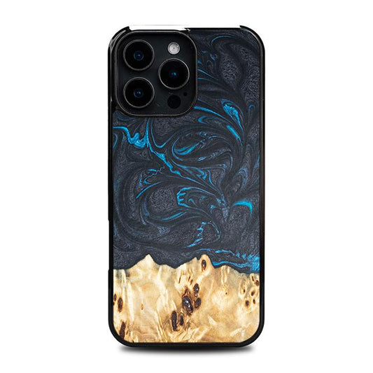 iPhone 16 Pro Max Handyhülle aus Harz und Holz - Synergy#F21