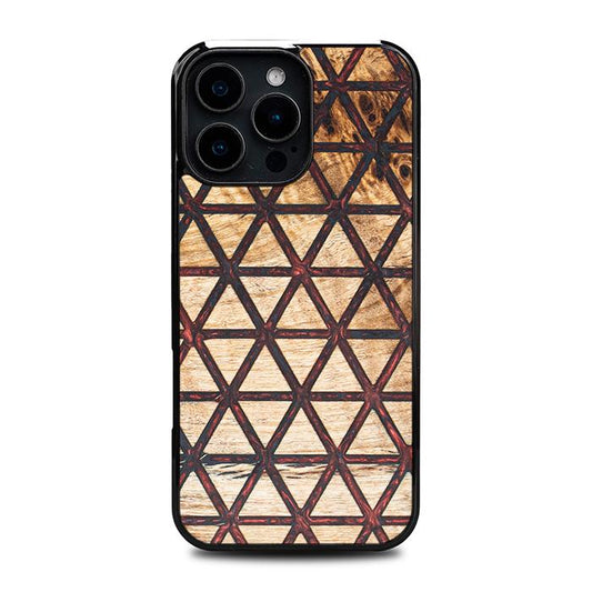 iPhone 16 Pro Max Handyhülle aus Harz und Holz - Synergy#F22