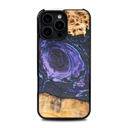 iPhone 16 Pro Max Handyhülle aus Harz und Holz - Synergy#F24