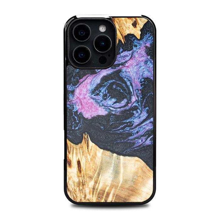iPhone 16 Pro Max Handyhülle aus Harz und Holz - Synergy#F25