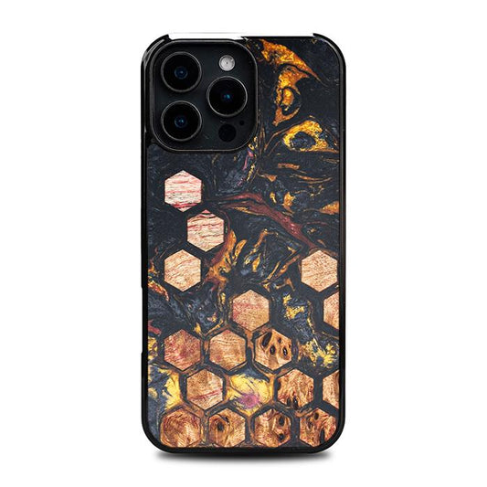 iPhone 16 Pro Max Handyhülle aus Harz und Holz - Synergy#F26