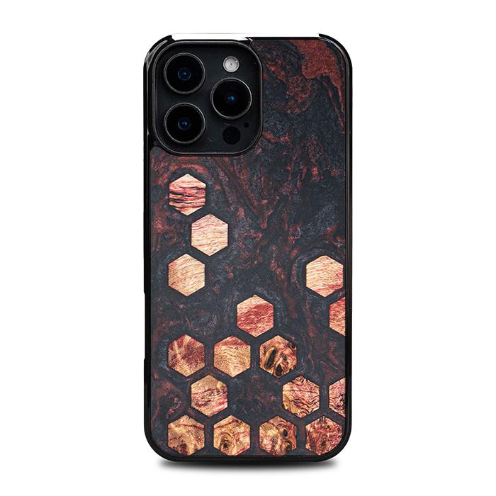 iPhone 16 Pro Max Handyhülle aus Harz und Holz - Synergy#F27