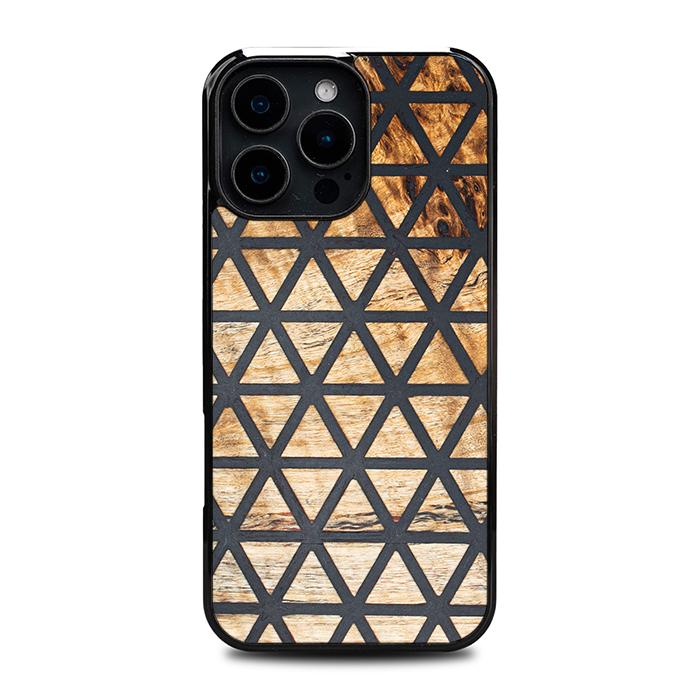 iPhone 16 Pro Max Handyhülle aus Harz und Holz - Synergy#F29
