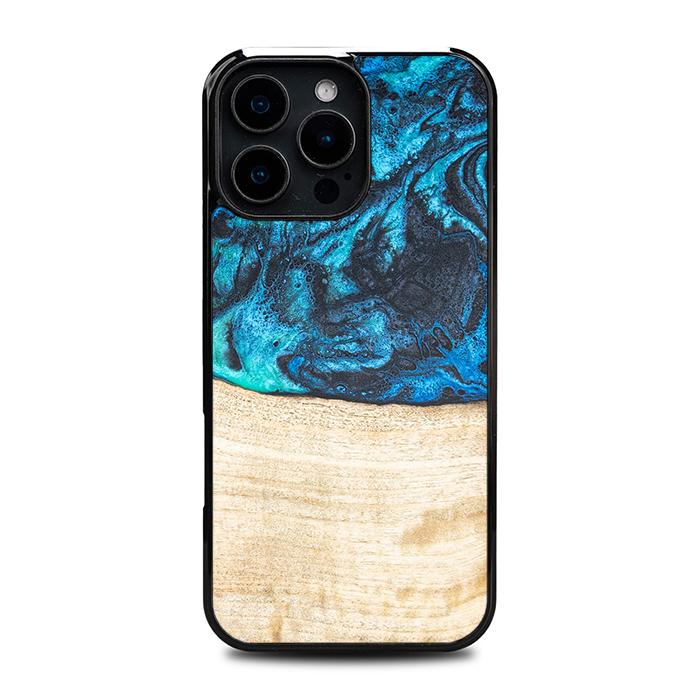 iPhone 16 Pro Max Handyhülle aus Harz und Holz - Synergy#F3