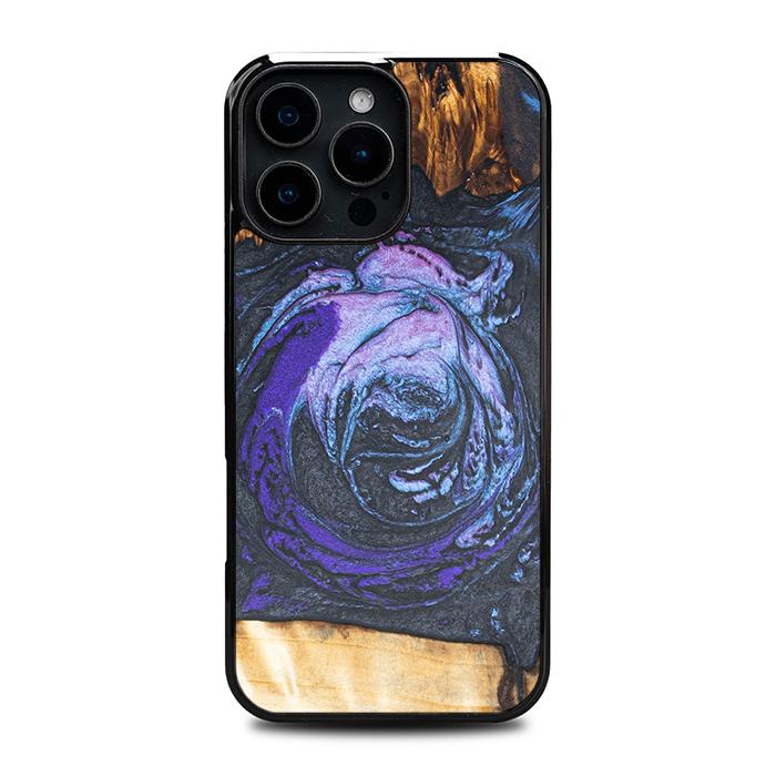 iPhone 16 Pro Max Handyhülle aus Harz und Holz - Synergy#F34