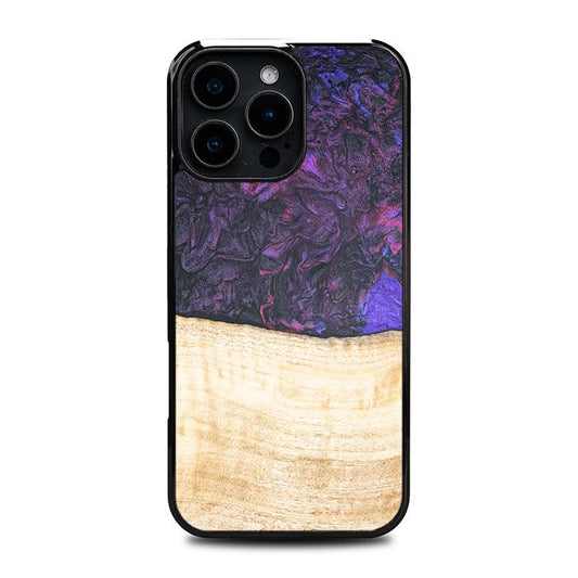 iPhone 16 Pro Max Handyhülle aus Harz und Holz - Synergy#F4