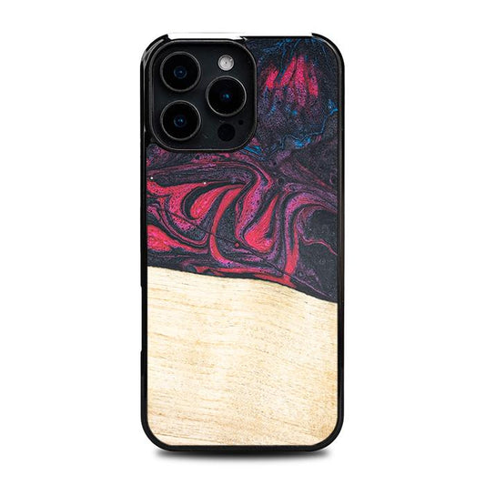 iPhone 16 Pro Max Handyhülle aus Harz und Holz - Synergy#F5